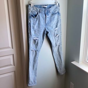 Like New Pac Sun Stacked Skinny destroyed jeans